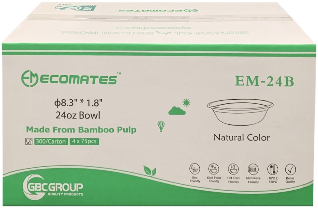 EM-24B, Paper Soup Containers (300 PC) Ecomates