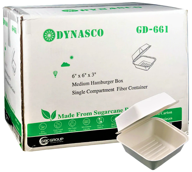 GD-661, Fiber Sandwich Containers (400PC) Dynasco