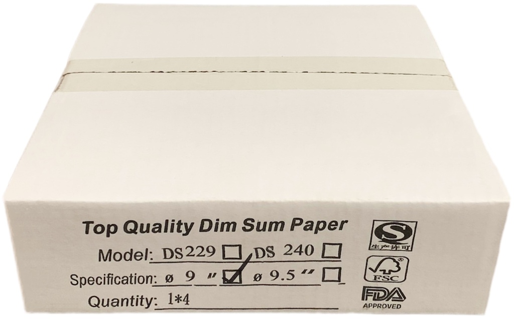 9” Parchment Steamer Liners (4X400 PC)