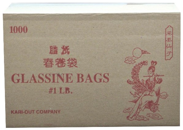 1 lb Glassine Bags Lady Print (1000 PC) Kari-Out