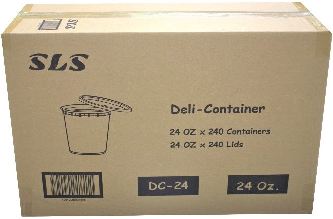 DC-24, Deli Containers Combo (240 SET) SLS