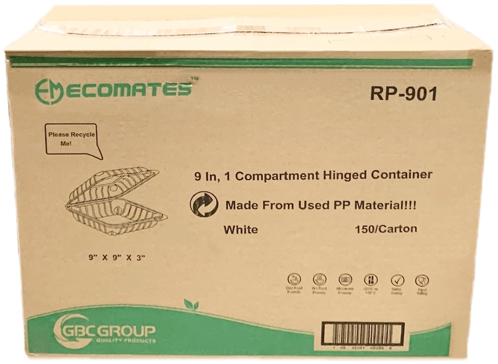 RP-901, 9” Containers (150 PC) Ecomates