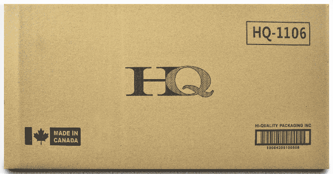 HQ-1106, 6“ Clear Hinged Containers (400 PC) Hi-Quality