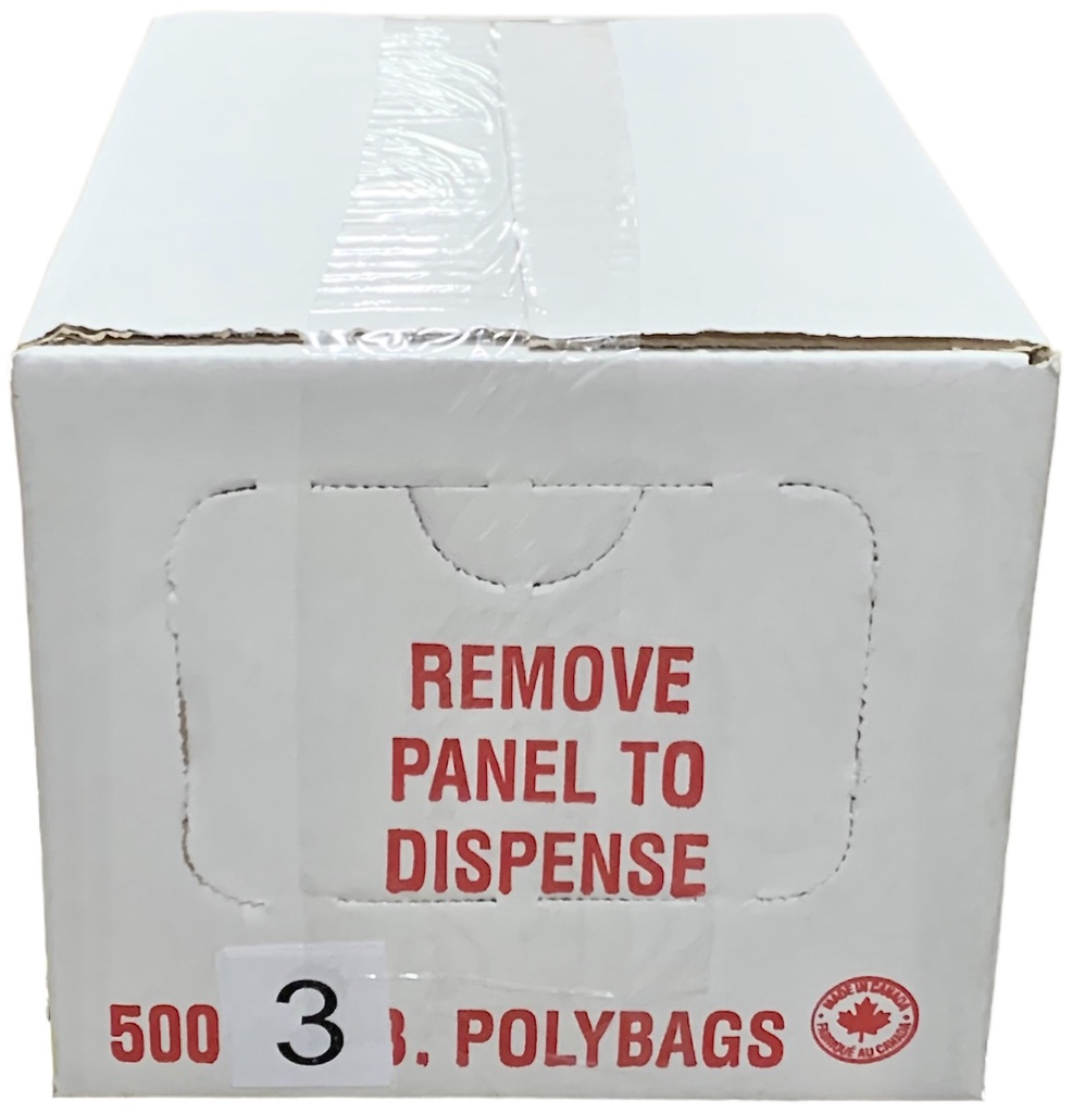 3 lb Poly Bags (500 PC)