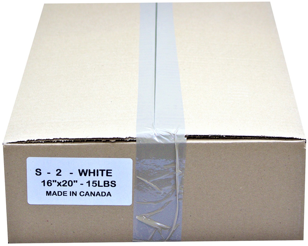 S-2 White T-Shirt Bags 16x20 (15 lb)