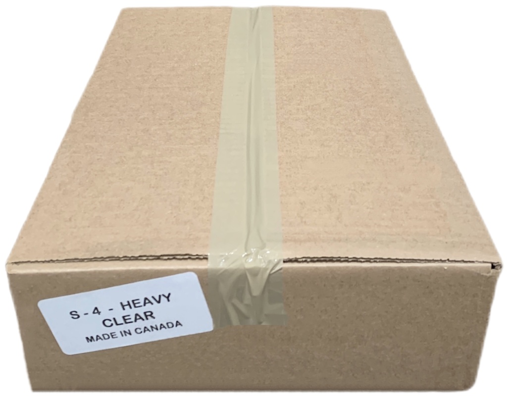 S-4 Heavy Clear T-Shirt Bags 18x21 (17 lb)