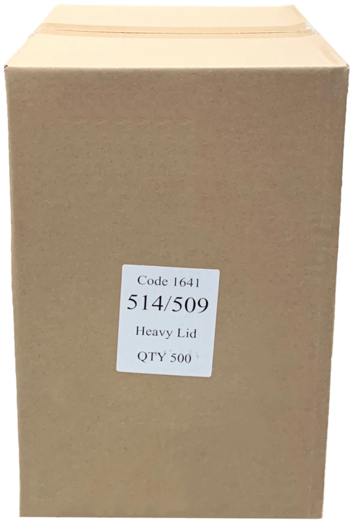 1641, 514/509 9" Heavy Lids (500 PC)