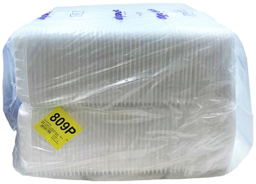 809P, White Foam Trays (200 PC) Dyne-A-Pak