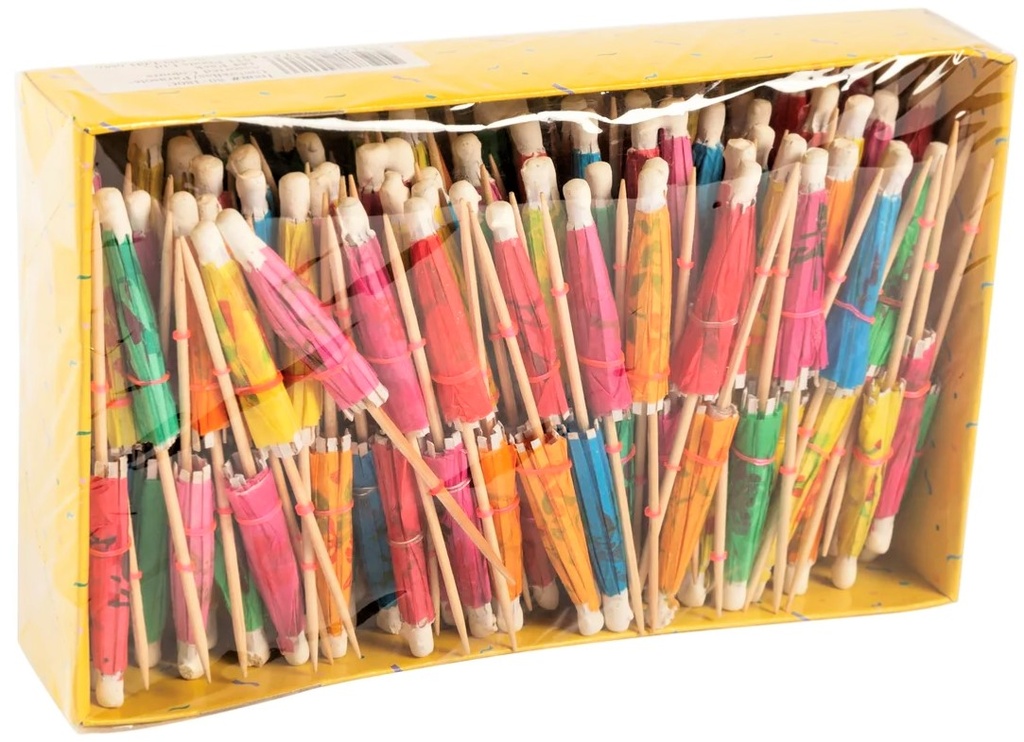 Toothpick Cocktail Parasols (144 PC) Hy Stix