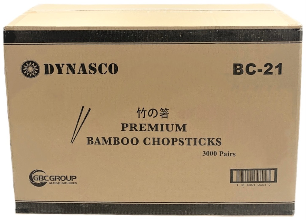 BC-21 Bamboo Chopsticks (30x100 PC)