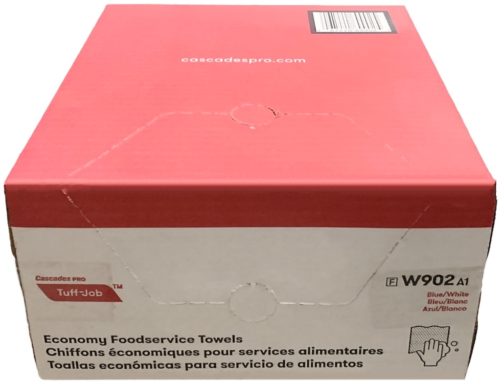 W902 A1, Blue Economy Foodservice Towels (200 PC) Tuff-Job