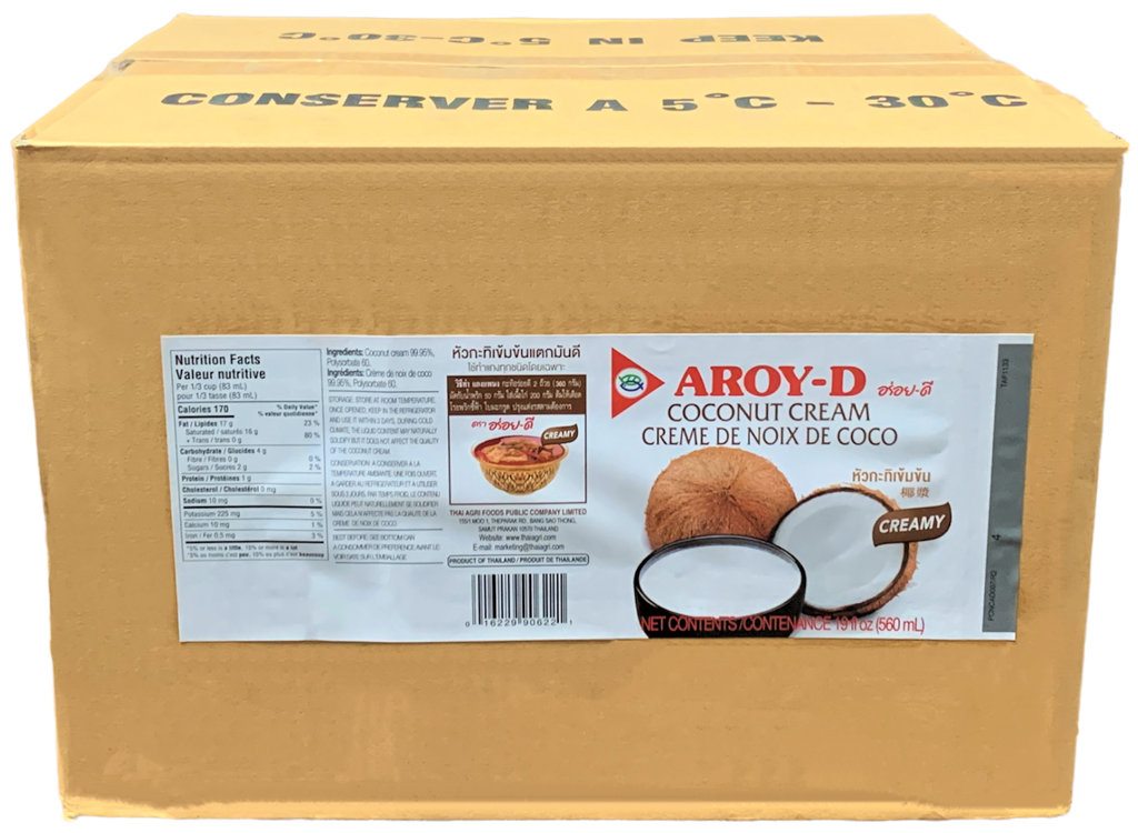 Coconut Cream (24x560 mL) Aroy-D