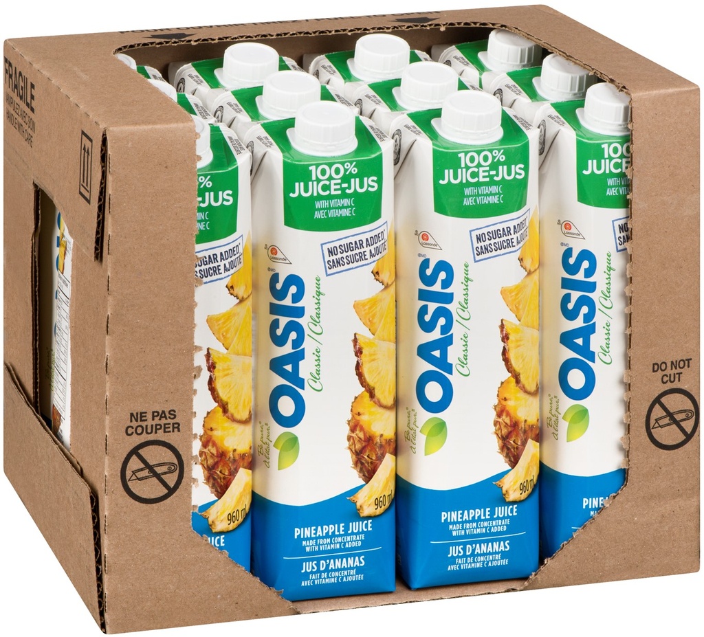 Pineapple Juice (12x960 mL) Oasis