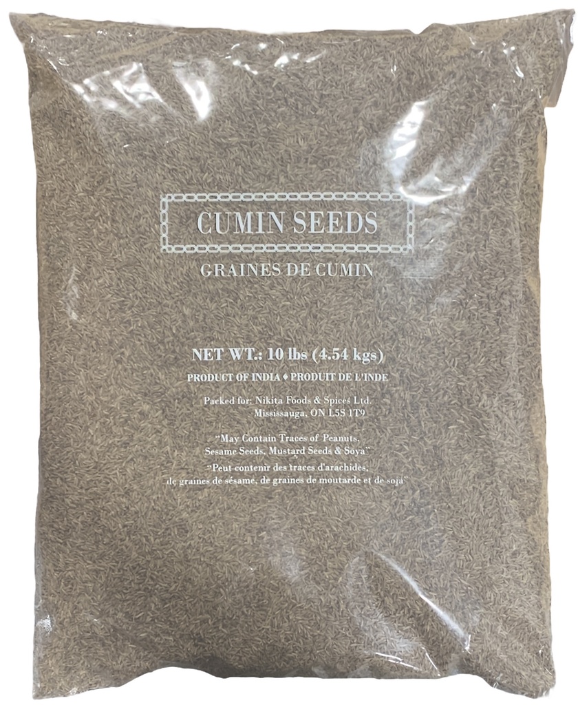 Cumin Seeds (10lb) Nikita Foods & Spices