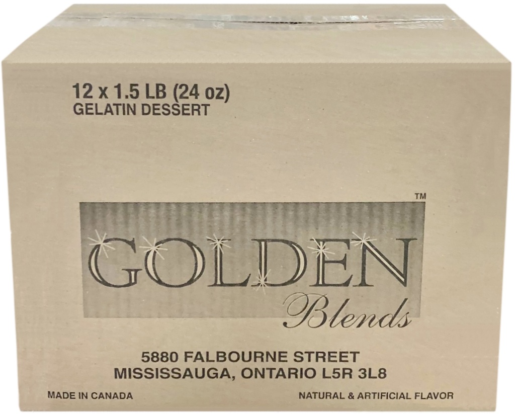 Orange Gelatin (12x1.5 lb) Golden Blends