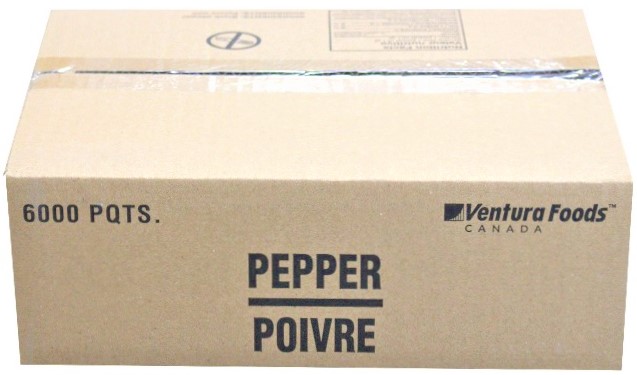 Portion Black Pepper (6000 PC) Ventura Foods