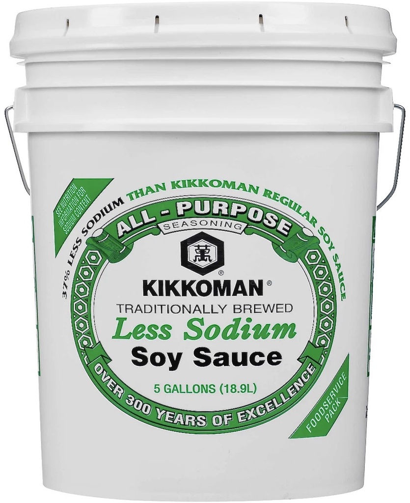 Less Sodium Soy Sauce (18.9 L) Kikkoman