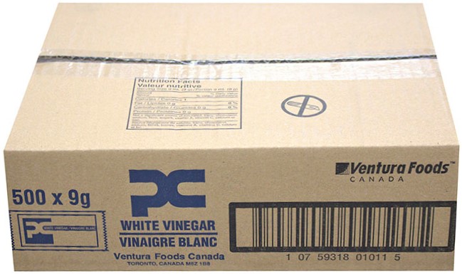Portion White Vinegar (500x9 g)