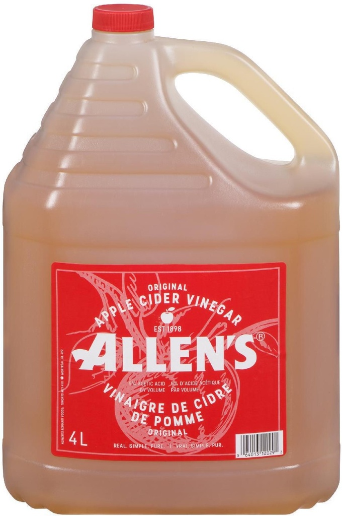 Apple Cider Vinegar (4 L) Allen’s