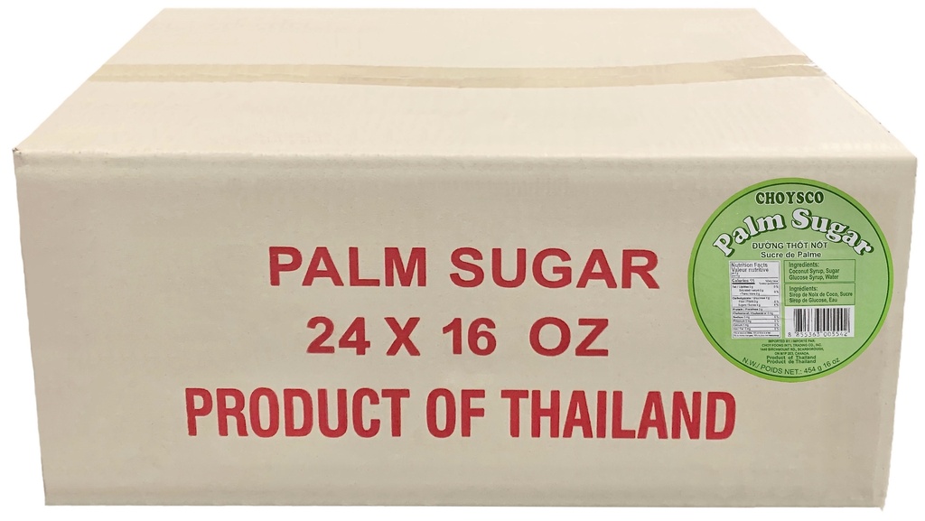 Palm Sugar (24x454 g) Choysco