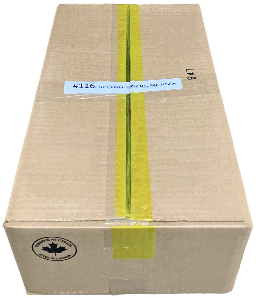 116, Demerara Brown Sugar (12x2 lb) Mr. Goudas