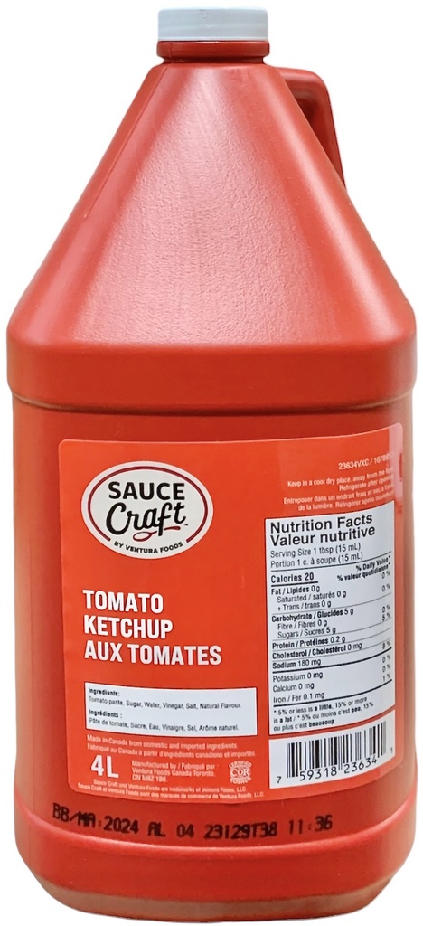 Tomato Ketchup (4 L) Sauce Craft