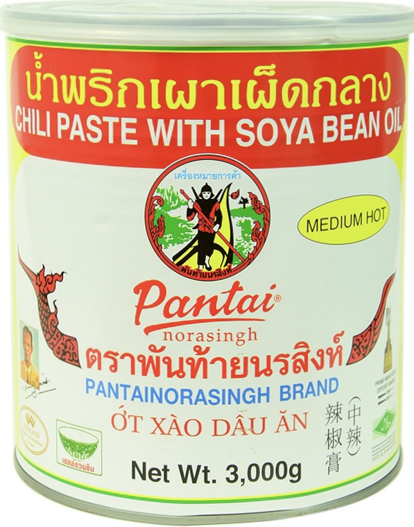 Chilli Paste with Soya Bean Oil (3 kg) Pantai