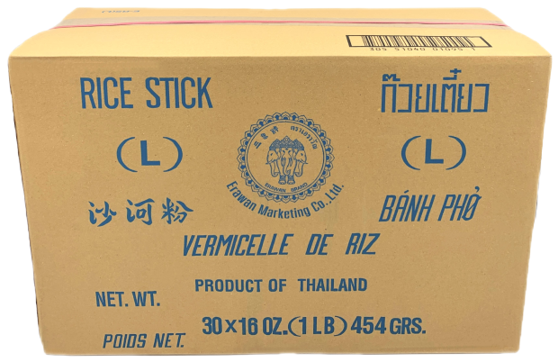 (L) Vermicelli Rice Stick (30x454 g) Erawan