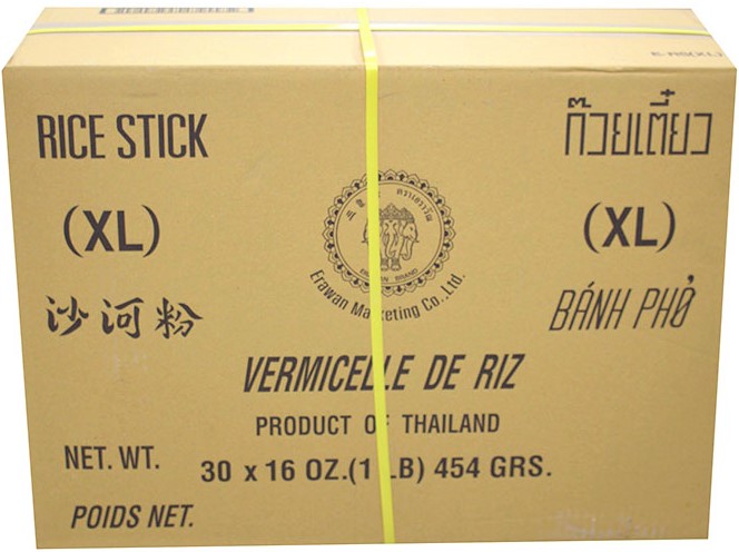 (XL) Vermicelli Rice Stick (30x454 g) Erawan
