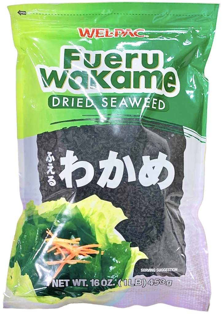 07735, Dried Wakame Seaweed (453 g) Wel-Pac