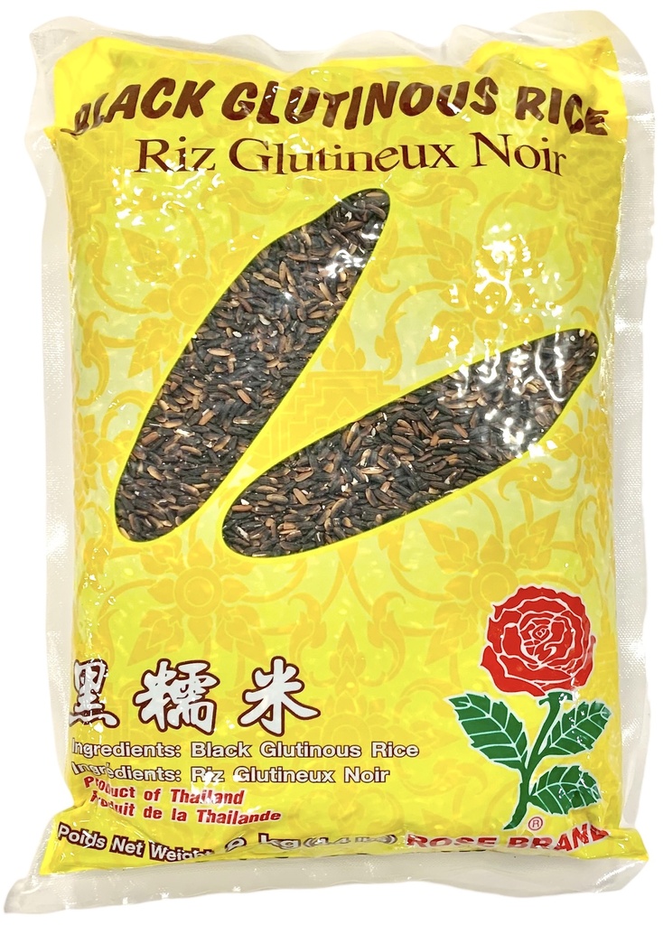 Black Glutinous Rice (2 kg) Rose Brand