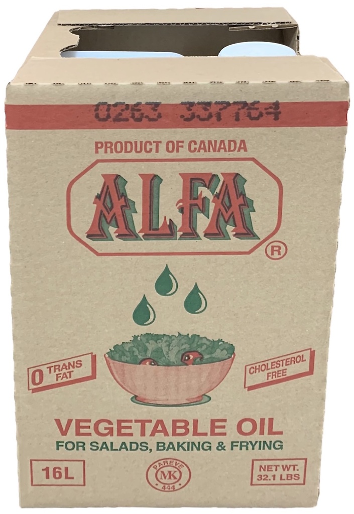 Box Vegetable Oil (16 L) Alfa