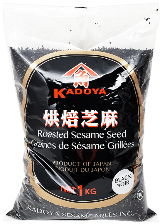 Roasted Black Sesame Seed (1 kg) Kadoya