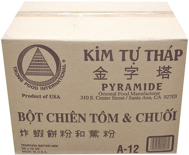 A-12, Tempura Batter Mix (50x12 oz) Pyramide