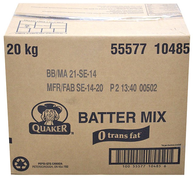 55577 10485, Batter Mix (20 kg) Quaker