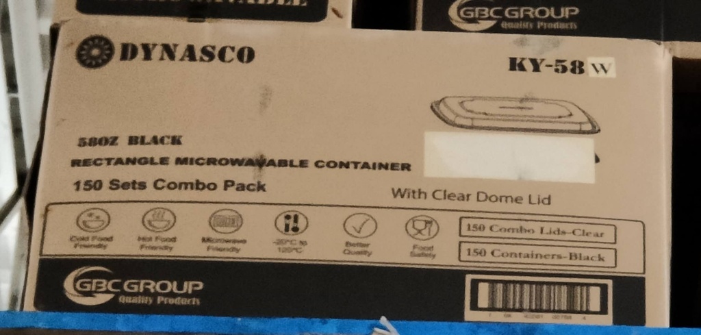 KY-58W, White Rectangular Combo (150SET) Dynasco
