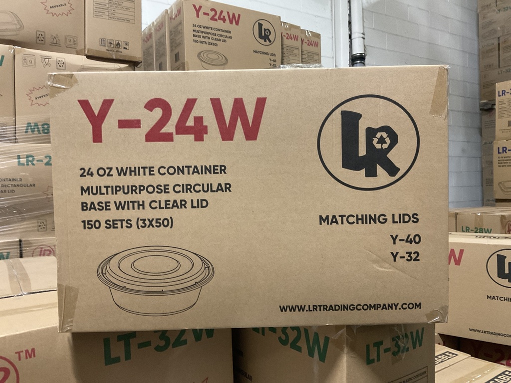 Y-24W, White Round Combo (150 SET) LR