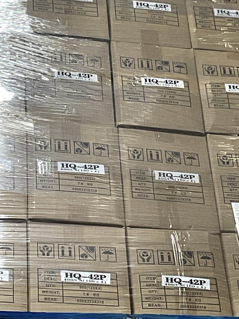 HQ-42P, Clear Food Trays (400 PC) Hi-Quality