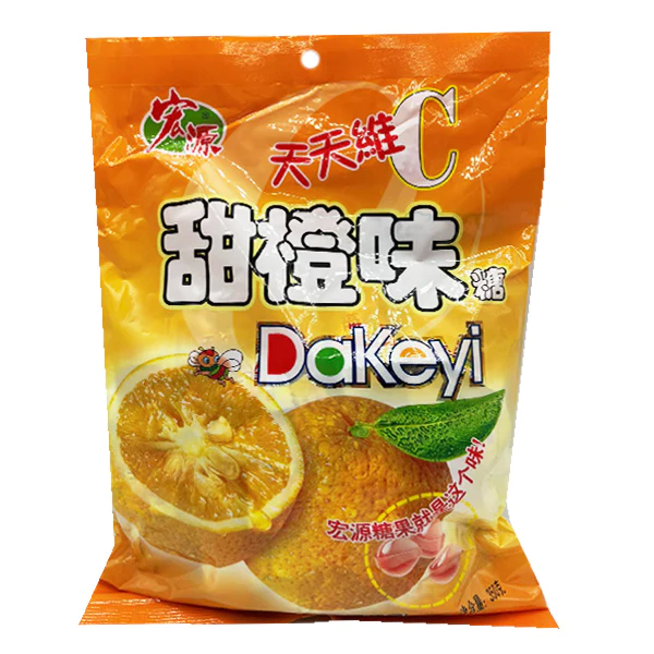 Orange Hard Candy (30x350G) Hong Yuan