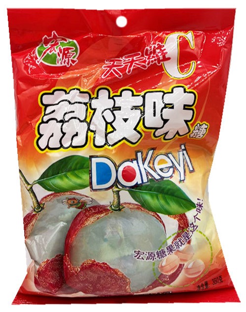 Lychee Candy (30x350G) Hong Yuan