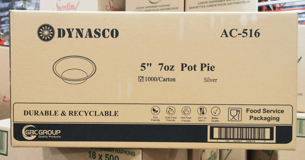 AC-516, 5” 7oz Pot Pie (1000 PC) Dynasco