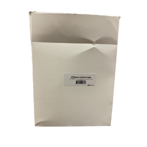 SW-86W, 8” 6mm White Wrapped Paper Straws (250 PC) Ecomates