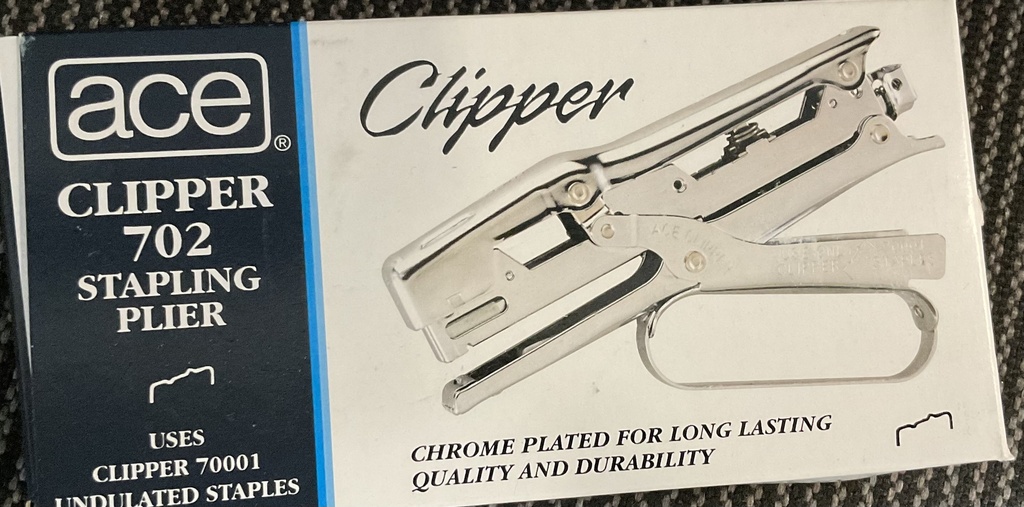 702 Clipper Plier Stapler (PC) ACE