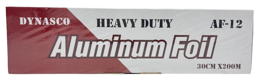 AF-12, 30cm 12" Heavy Duty Aluminium Foil (200 m) Dynasco