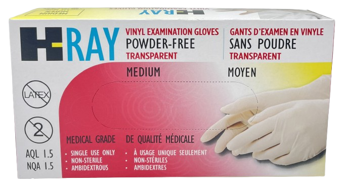 46I 525PF (M), Vinyl Gloves (100 PC) W.S.I./H-Ray