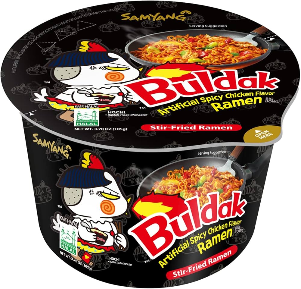 @C SP-Hot Chicken Flavor Bowl Ramen (16x105 g) Samyang
