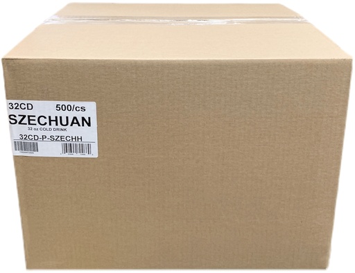 [*89407] 32CD, <Szechuan> Cold Drinking Cups (500 PC) Genpak
