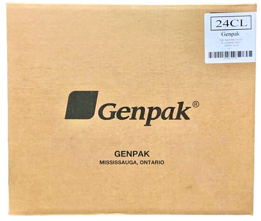[*89406] 24CL, Natural Flat Lids for 24CD (1000 PC) Genpak