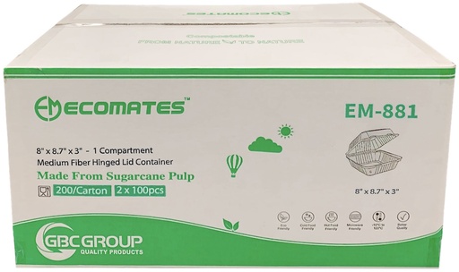 [*89224] GD/EM-881, Fiber Containers (200 PC) Ecomates