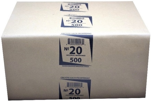 [*89122] No.20, Brown Bags (500 PC) Groupe Sacs Frontenac